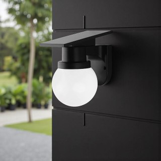 Oprawa kinkiet ścienny solarny V-TAC 0.9W LED zmiana barwy CCT IP54 pilot VT-11149CCT 3000K, 4000K, 6000K 120lm 3 lata gwarancji