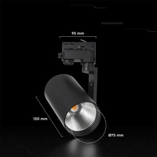 Oprawa szynosystem 3F V-TAC 20W LED CREE CHIP 20st czarna VT-11122 6500K 1620lm 6 lat gwarancji