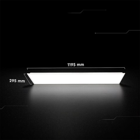 Pannello LED Chip CREE 40W 120LM/W da Incasso 1300x300mm Driver Incluso 6500K