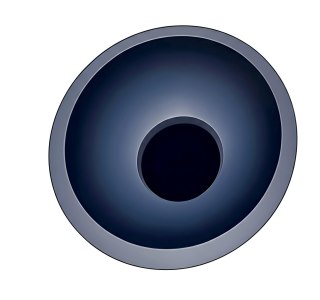 Plafon COCO 40 cm niebieski LED Light Prestige