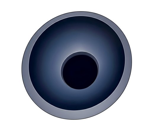 Plafon COCO 40 cm niebieski LED Light Prestige