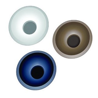 Plafon COCO 60 cm niebieski LED Light Prestige