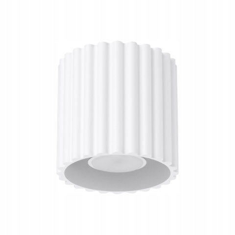 Plafon TUBA ryflowany AURA 2 Gx53 Sollux NOWOCZESNA LAMPA SUFITOWA BEŻOWY