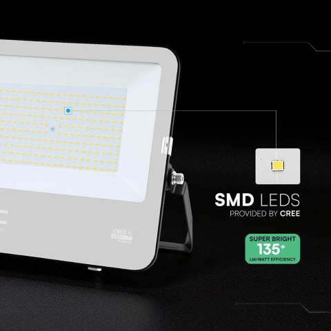 Projektor LED V-TAC CREE CHIP 150W 135lm/W przewód 1m IP65 VT-44153 6500K 17220lm 6 lat gwarancji