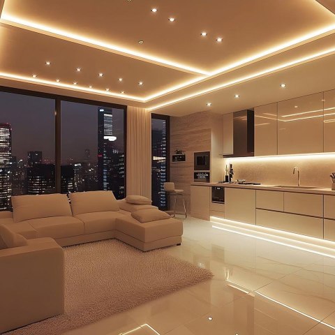 Taśma LED V-TAC CREE CHIP SMD2835 1200LED 24V IP20 2xPCB szerokość 5mm VT-2835 3000K 760lm 6 lat gwarancji