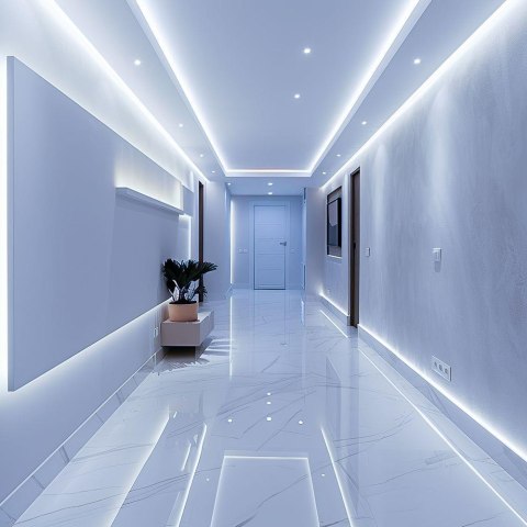 Taśma LED V-TAC bezpunktowa COB 420LED 24V 10W/m VT-COB 6500K 1000lm