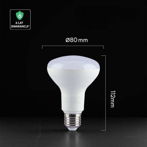 Żarówka LED V-TAC SAMSUNG CHIP 11W E27 R80 VT-280 3000K 1055lm 6 lat gwarancji