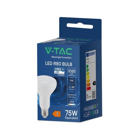 Żarówka LED V-TAC SAMSUNG CHIP 11W E27 R80 VT-280 6500K 1055lm 6 lat gwarancji