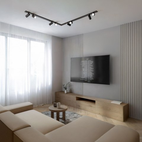 Lampa sufitowa BORA KJ2109 8xGU10 czarny