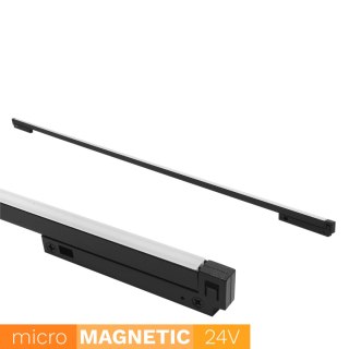 Linia LED do szyn magnetycznych UN5-300F Micro Magnetic 9W 3000K Czarna