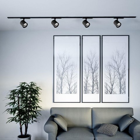 Oprawa szynosystem 3F V-TAC 30W LED CREE CHIP 36st czarna VT-11130 6500K 2845lm 6 lat gwarancji