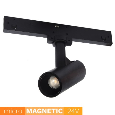 Reflektor spot do szyn magnetycznych UN5-L20 Micro Magnetic 3W 3000K czarny