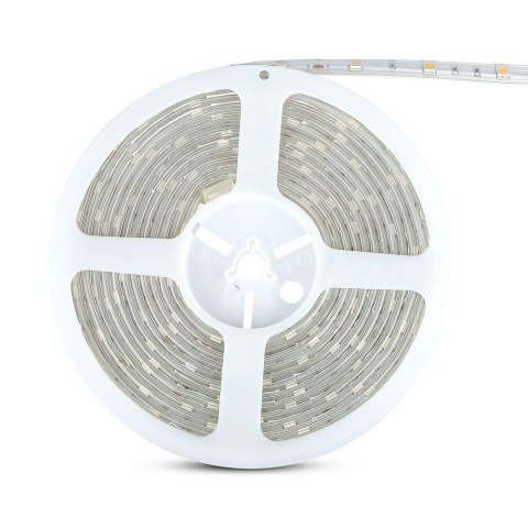 Taśma LED V-TAC 12V SMD5050 150LED IP65 rękaw 6W/m VT-5050 30-IP65 6000K 500lm