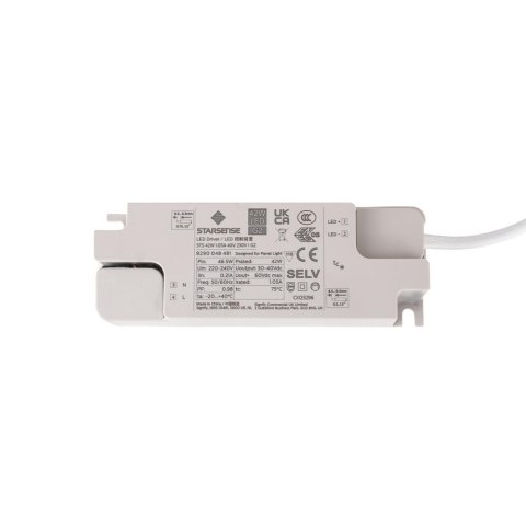 Pannello LED Chip CREE 40W 120LM/W da Incasso 1300x300mm Driver Incluso 6500K