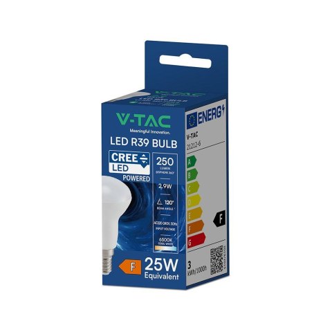 Żarówka LED V-TAC CREE CHIP 2,9W E14 R39 VT-239 4000K 250lm 6 lat gwarancji