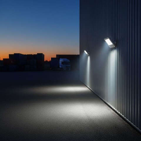 100W FLOODLIGHT (1M WIRE) LED BY CREE4000K WHITE BODY (135LM/W) 6YRS WARRANTY IP65