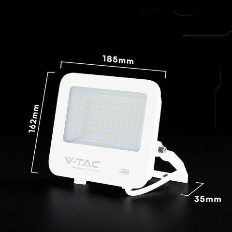 50W FLOODLIGHTLED BY CREE6500K WHITE BODY WHITE GLASS (135LM/W) 6YRS WARRANTY IP65