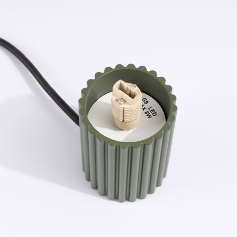 Lampa biurkowa HALO zielona oliwka