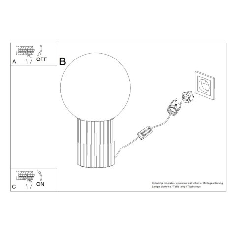 Lampa biurkowa HALO zielona oliwka
