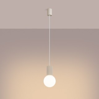 Sollux Lighting Lampa wisząca HALO 1 beżowa