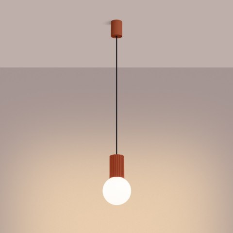 Lampa wisząca HALO 1 ochra czerwona