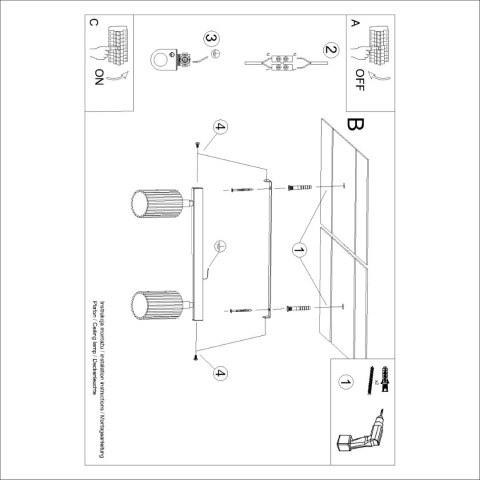 PLAFON LAMPA SUFITOWA REFLEKTOR LISTWA KARBON 2 TAUPE