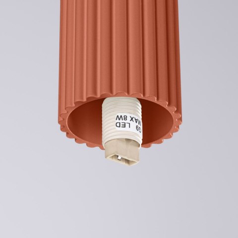 Plafon HALO ochra czerwona IP44