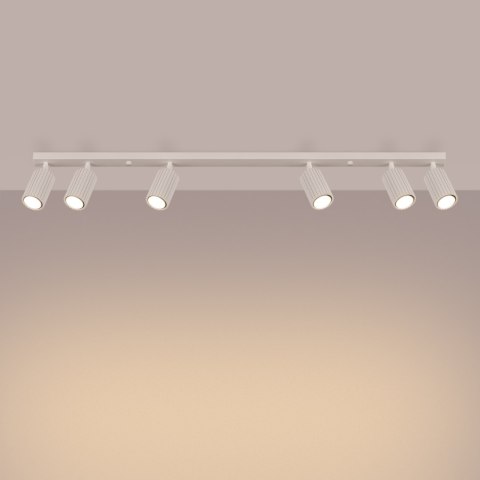 Plafon KARBON 6L beżowy