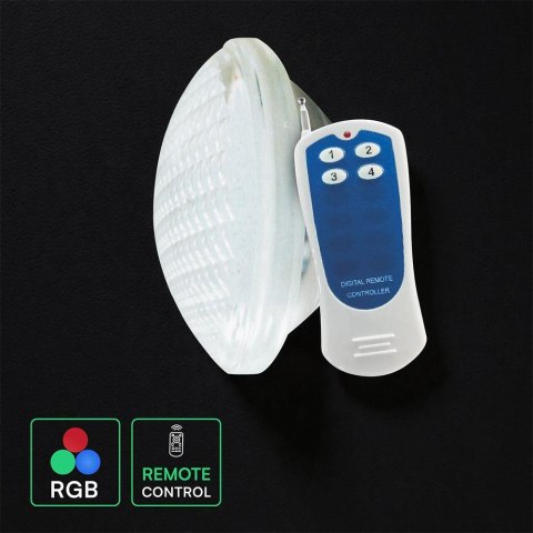 Żarówka LED V-TAC basenowa 8W PAR56 zdalne sterowanie VT-1268 RGB 800lm