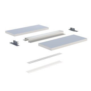 Zaślepka do profilu HRI szara