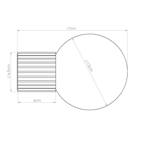 Kinkiet HALO taupe IP44