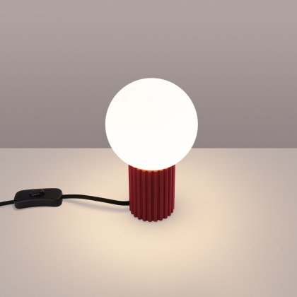 Sollux Lighting Lampa biurkowa HALO burgund