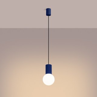 Sollux Lighting Lampa wisząca HALO 1 ultramaryna