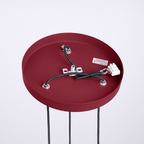 Lampa wisząca HALO 3P burgund