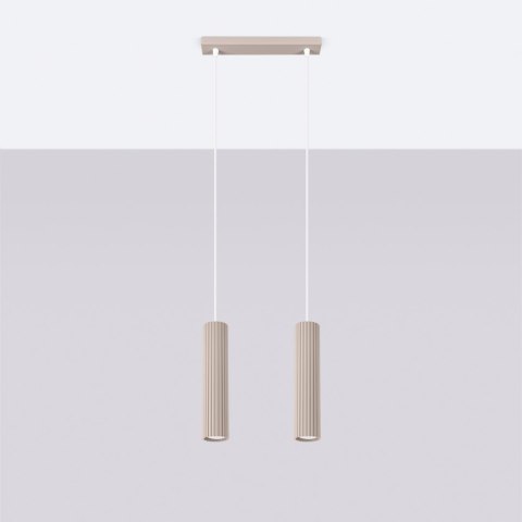 Lampa wisząca KARBON 2 taupe