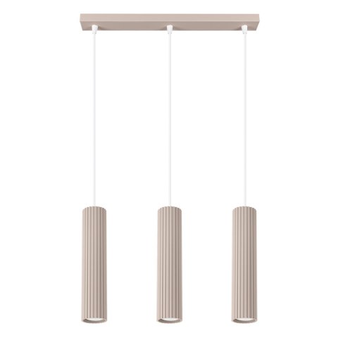 Lampa wisząca KARBON 3L taupe