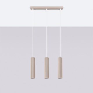 Lampa wisząca KARBON 3L taupe
