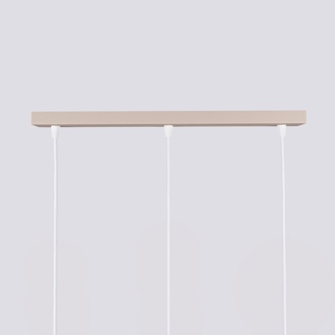 Lampa wisząca KARBON 3L taupe