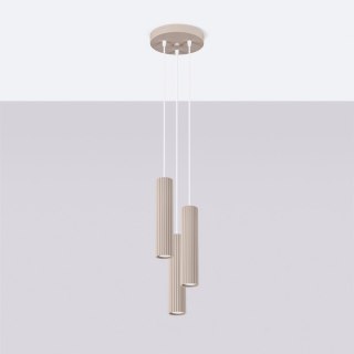 Lampa wisząca KARBON 3P taupe