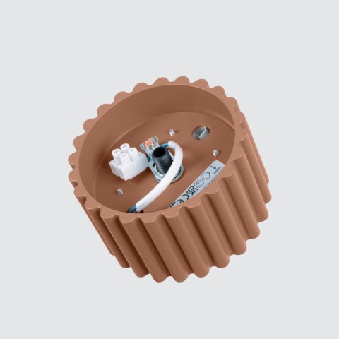 Plafon TUBA RYFLOWANA KARBOWANA  AURA 1 moccaa Gx53 Sollux