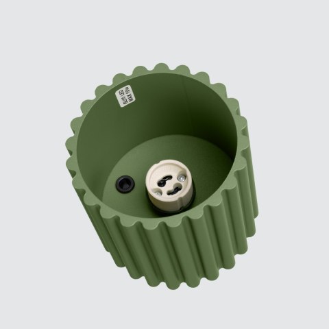 Plafon AURA 1 zielony oliwkowy GU10