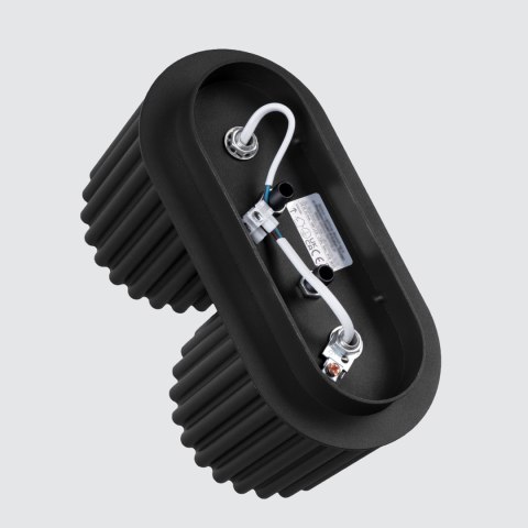 Plafon AURA 2 czarny GU10