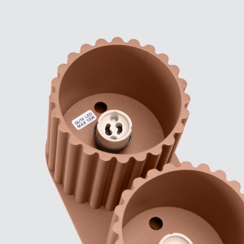 Plafon AURA 2 mocca GU10