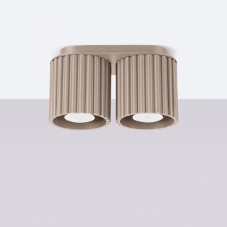 Plafon AURA 2 taupe GU10