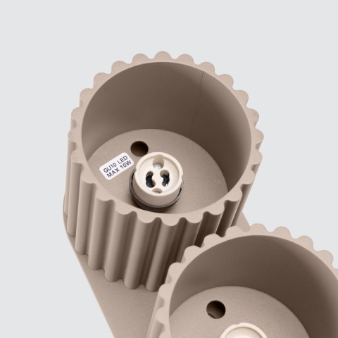 Plafon AURA 2 taupe GU10