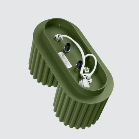 Plafon AURA 2 zielony oliwkowy GU10