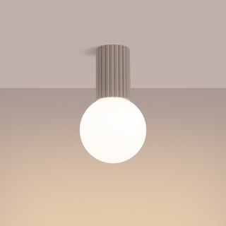Sollux Lighting Plafon HALO taupe IP44