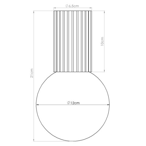 Plafon HALO ultramaryna IP44