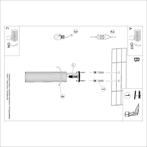 Plafon KARBON 40 taupe
