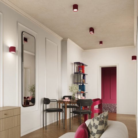 Kinkiet AURA burgund G9